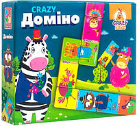 Детское домино "Crazy Домино" Vladi Toys VT8055-10