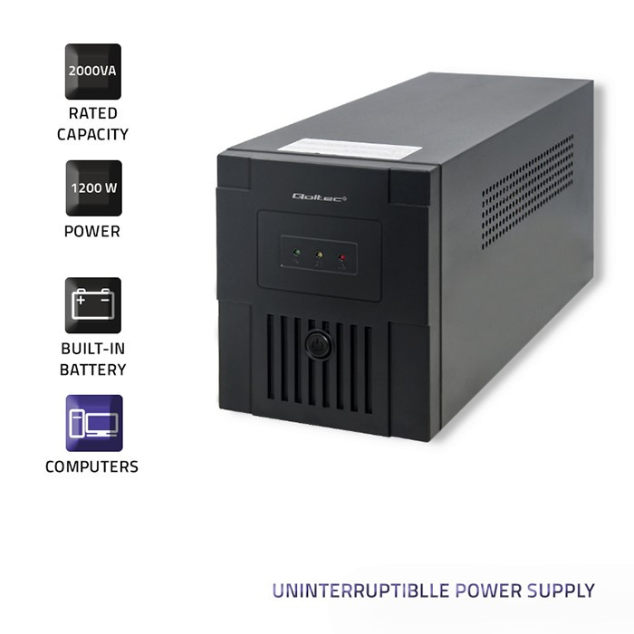 UPS Qoltec Poland Monolith 53975 2000VA 1200W