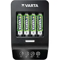 Зарядний пристрій для акумуляторів AA, AAA Varta LCD Ultra Fast Plus Charger + 4xAA 2100 mAh Black