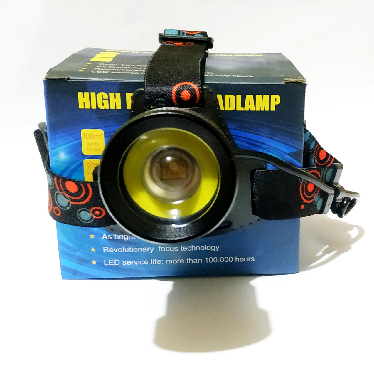 Потужний налобний ліхтар BL-A19-GT200