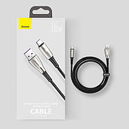 Кабель для швидкої зарядки USB на Type-C BASEUS 66W 6A Water Drop-shaped Lamp SuperCharge 1м (чорний), фото 10