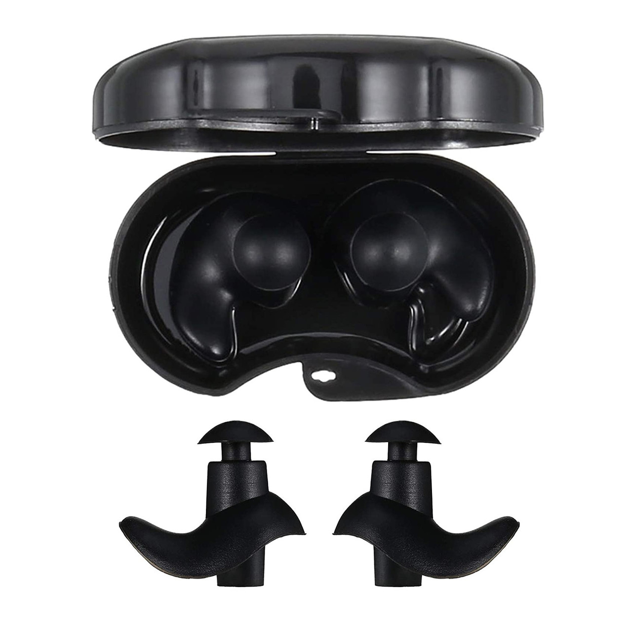 Беруші для плавання, купання, басейну Perfect Swim Pro Чорний (Black case), фото 1