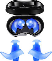 Беруши для плавания, защита от воды Perfect Swim Pro Blue (Black case)