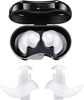 Беруші для плавання, купання, басейну Perfect Swim Pro White (Black case)