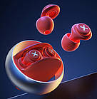 Беруші протишумні універсальні iMeBo 90 Red + змінні вкладки, фото 3