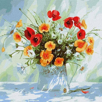 Набір для розпису по номерах "Відтінки літа" 40*40см КНО3122