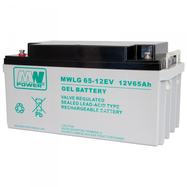 Акумуляторна батарея для ДБЖ VRLA-GEL MW Power MWLG 65Ah 12V, фото 1