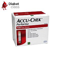 Тест-смужки Акку-Чек Перформа (Accu-Chek Performa) 100 шт.