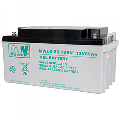 Акумулятор для ДБЖ UPS VRLA-GEL MW Power MWLG 65Ah 12V