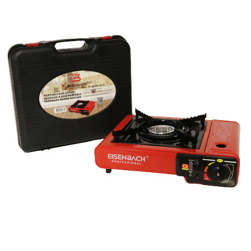 Газова плитка похідна (туристична) Eisenbach EB-155A в кейсі [Оригінал] польська
