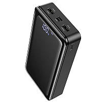 Power Bank/ Повербанк /Универсальная мобильная батарея Borofone BJ8 30000 mAh Черный