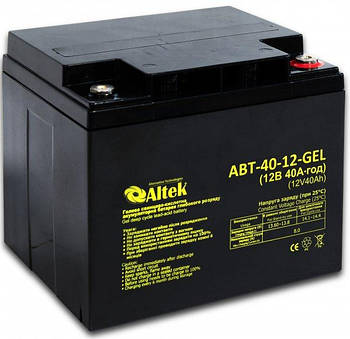 Акумулятор ALTEK ABT-40-12-GEL 40ah
