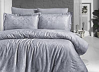 Комплект постельного белья жаккард TM First Choice 200*220 Lamone grey