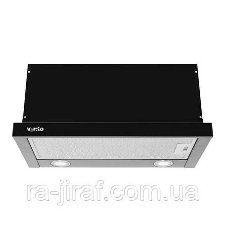 ВИТЯЖКА VENTOLUX GARDA 60 BK (1000) LED Телескопічна на кухню. Витяжка кухонна в Україні. *ЗНИЖКА В ОПИСІ., фото 1