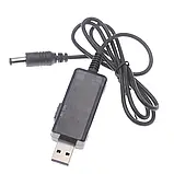 Кабель USB-DC для роутера 9V/12V з перемикачем, живлення від PowerBank, DC 5.5×2.1, фото 5