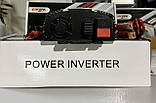 Інвертор напруги Carspa-600-122 (600Вт), 12/220V, approximated, 1Shuko, USB, клеммы, Box Q15, фото 4