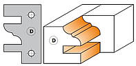 Фигурные ножи для рамных фасадов CMT 40х24.5х2 тип D (695.014D)