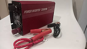 Інвертор Solar Power Inverter Red 12 V 220 V 2500 W