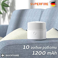 Фонарик USB аккумуляторная кемпинговая лампа LED SUPERFIRE T20