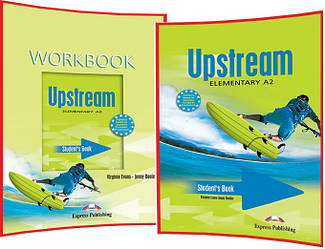 Upstream A2 Elementary. Student's Book+Workbook. Комплект книг з англійської мови. Підручник+Зошит