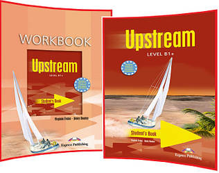 Upstream B1+. Student's Book+Workbook. Комплект книг з англійської мови. Підручник+Зошит