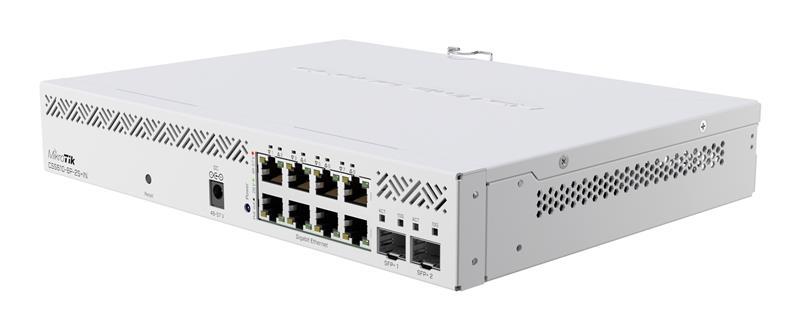 Комутатор MikroTik CSS610-8P-2S+IN (8xGE PoE, 2xSFP+, max PoE 140W, SwOS), фото 1