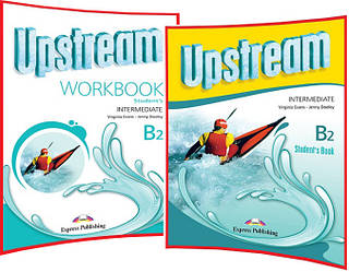 Upstream B2 Intermediate. Student's Book+Workbook. Комплект книг з англійської мови. Підручник+Зошит