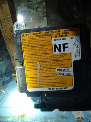 Модуль srs airbag комп'ютер подушок безпеки Nissan Leaf AZE0 (13-17) 98820-3NF0A, фото 3