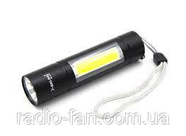 Ліхтарик BL-510 з вбудованим акумулятором від USB, фото 1