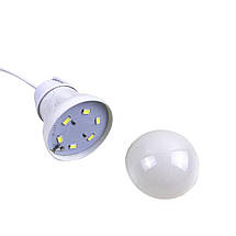 Лампочка LED USB 3W світлодіодна кемпінгова підвісна від повербанка або ноутбука, фото 4