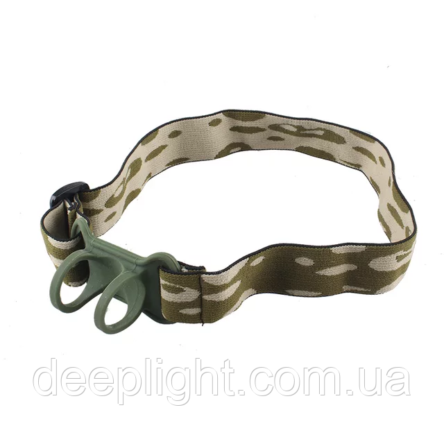 Налобне кріплення ліхтаря 22-30мм налобний ліхтар Convoy якісний тримач силіконовий, фото 1