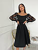Жіноча ошатна сукня Чорний, фото 3