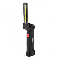 Ліхтар Neo Tools 2 в 1, USB, 1200мАч, 3.7 Li-ion, 3Вт, 200 люмен, LEDCOB