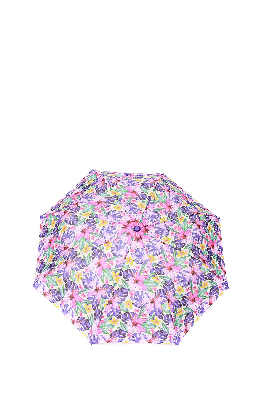 Зонт-полуавтомат Gianfranco Ferre GR-1_фиолетовые цветы женский