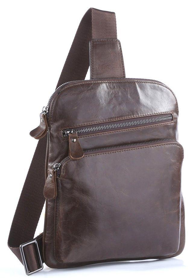 Сумка мужская Vintage 14185 Коричневая, Коричневый