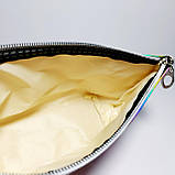 Косметичка прямокутної форми райдужний принт, фото 5