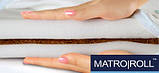 Тонкий матрац Матролюкс Екстра Кокос Matro-Roll-Topper для вирівнювання дивана, фото 10
