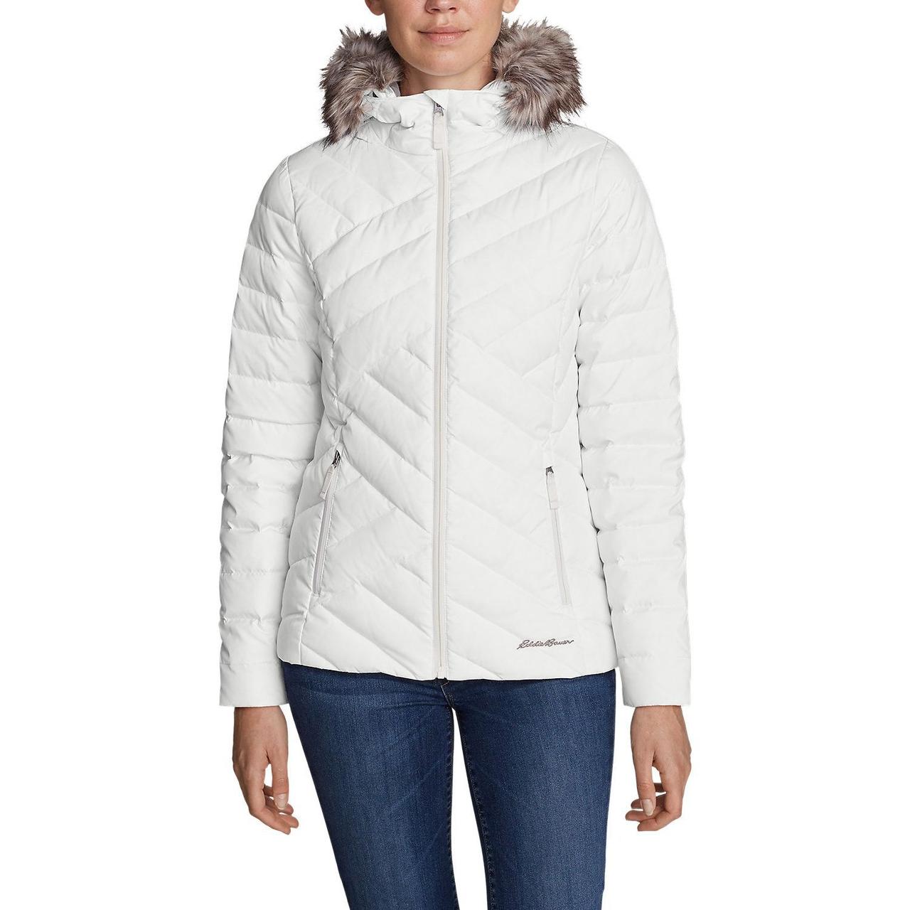 Куртка Eddie Bauer Womens Slate Mountain Down Jacket SNOW XS Белый
