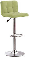 Барний стілець з регулюванням висоти Ральф ЛБ Ralph hoker LB chrome Eco-45 оливковий екошкіра Новий Стиль