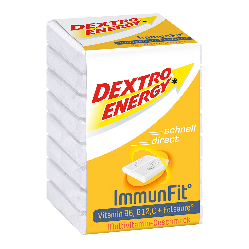 Dextro Energy Traubenzucker Multivitamin (Виногранний цукор з вітамінами B6, B12, C), 46 г