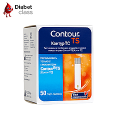 Тест-смужки Контур TS (Contour TS) — 1 пачка по 50 шт.