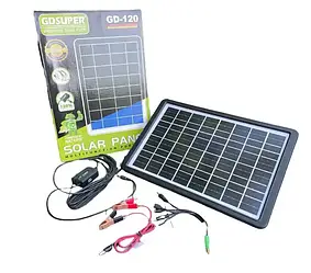 Сонячна панель GDSuper GD-120 Solar 15 Вт монокристалічна панель 36,5*25*2,6 см