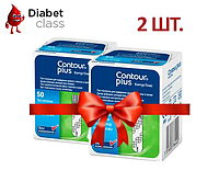 Тест-полоски Контур Плюс (Contour Plus) 2 упаковки