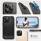 Захисне скло Spigen для камери iPhone 15 Pro/15 Max/14 Pro/14 Max — Optik Pro (2 шт.), Black (AGL05205), фото 7