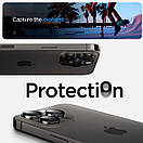 Захисне скло Spigen для камери iPhone 15 Pro/15 Max/14 Pro/14 Max — Optik Pro (2 шт.), Black (AGL05205), фото 9