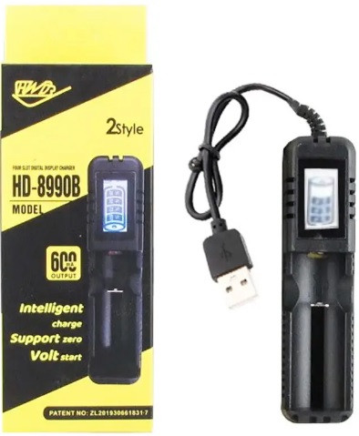 Зарядний пристрій USB для 1 акумулятора HD-8990B