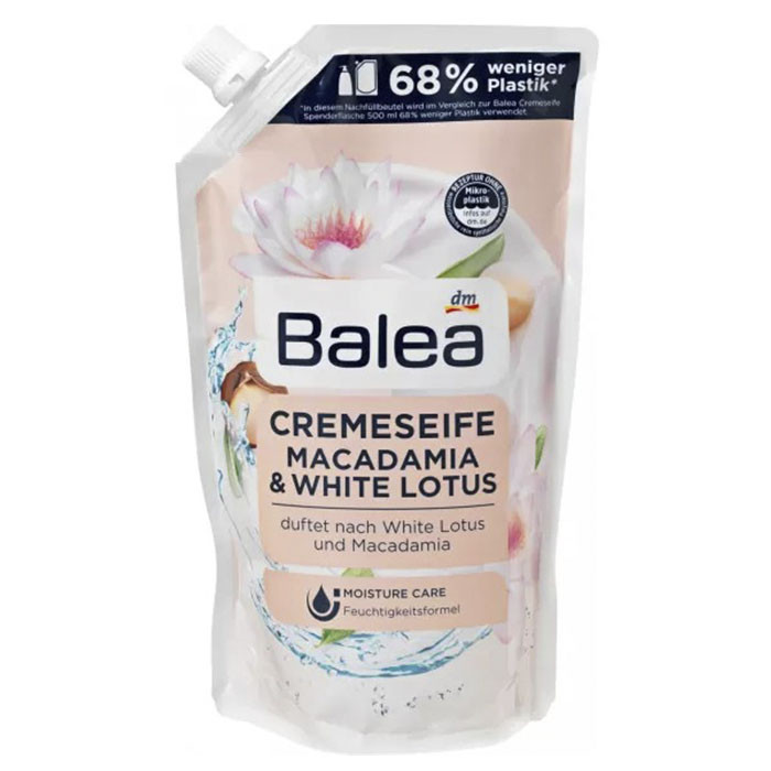 Рідке мило-доповнювач Balea Macadamia White Lotus 500 мл, фото 1