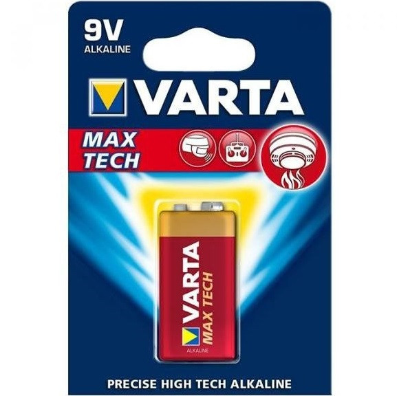 Батарейка VARTA LONGLIFE MAX POWER 6LR61 BLI 1 шт., ш. 4008496545612