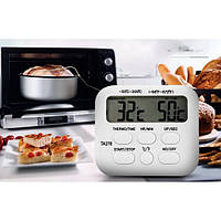 Цифровой термометр - таймер ТА278 для духовки, с выносным датчиком щупом