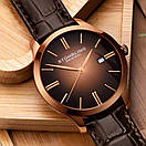 Чоловічий наручний годинник зі шкіряним ремінцем Cuvette II Quartz Classic Stührling оригінал, фото 2